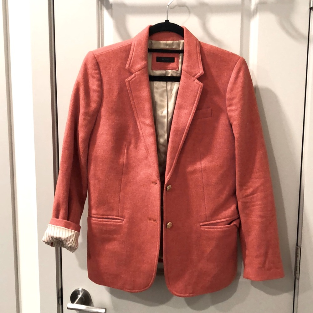 Sherbet wool Jcrew blazer.